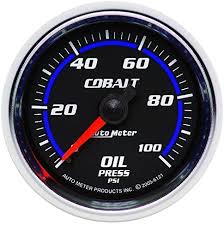 Cobalt Oil Pressure Gauge- 100 psi Mechanical