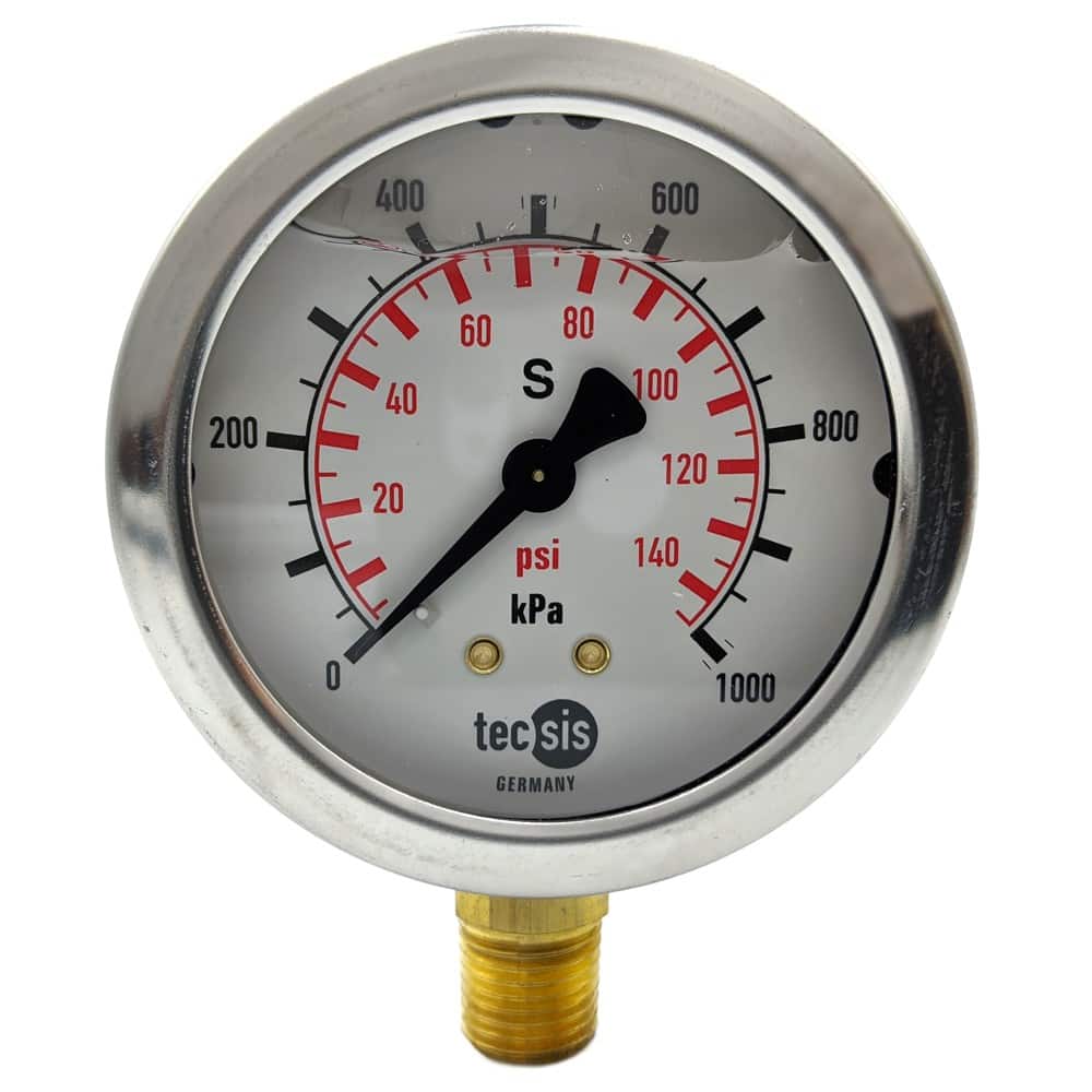 Industrial Pressure gauge- 63mm Bottom entry kPa dial