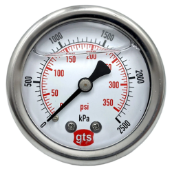 GTS Industrial Pressure gauge- 53mm Rear entry kPa/psi dial