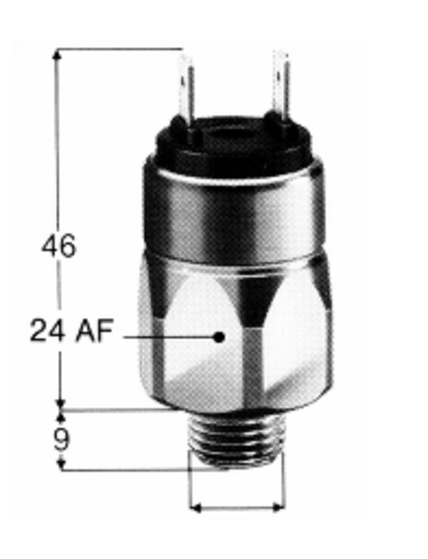 Suco Pressure Switch Stainless Steel Model 0164 with N/O or N/C