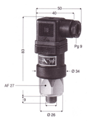 Pressure Switches Zinc Plated Model 0184 or 0185