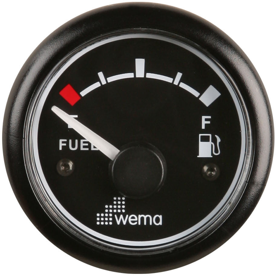Ironwalls 52mm Universal Fuel Level Gauge – 240-33 Ohms For Car, Boat, Marine, Truck