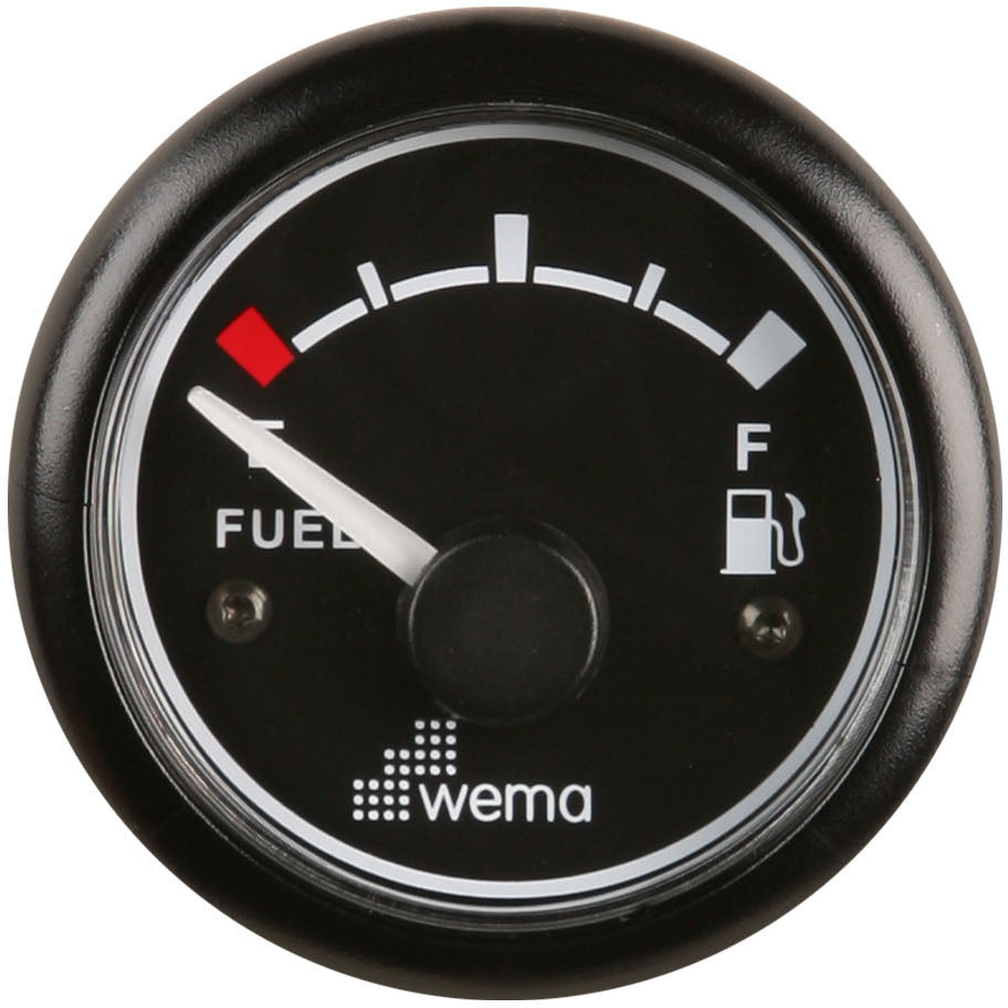 Fuel Gauge: 3 - 180 ohms