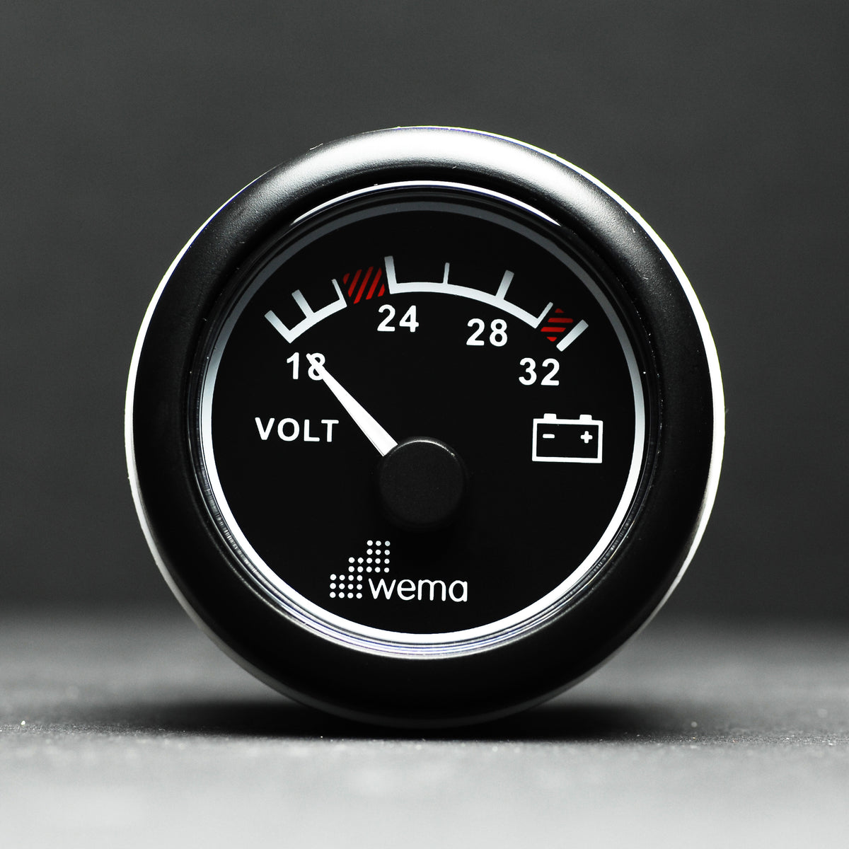 Voltmeter Gauge- 24 Volts