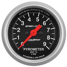 Sport-Comp Pyrometer Gauge (EGT) Kit - Metric