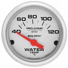 Ultra-Lite Water Temperature Gauge- Electric
