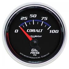 Cobalt Oil Pressure Gauge- 100 psi Electric