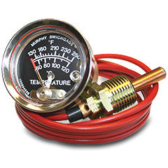 Temperature Switch Gauge- 120c/ 250f Mechanical- Above ground