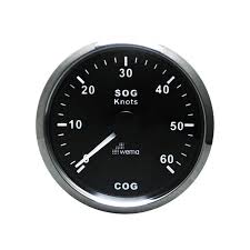 SS GPS Speedometer- 60 Knots - Gauge Shop