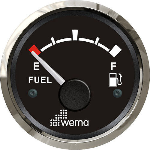 SS Fuel Gauge: 3-180 ohms