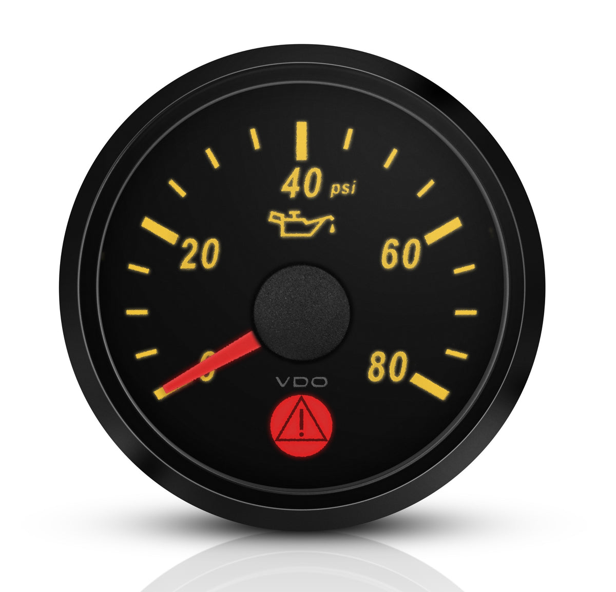 SingleViu Oil Pressure Gauge- 80 psi