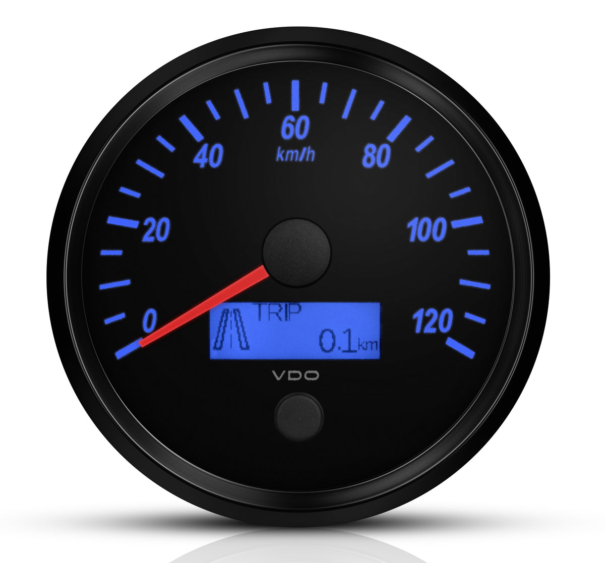 SingleViu Speedometer- 120 km/hr - Gauge Shop